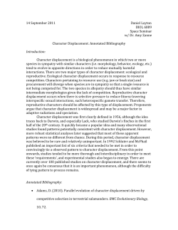 14 September 2011 Daniel Layton BIOL 6889 Space Seminar w/ Dr