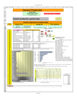 Cement Production