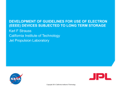 DEVELOPMENT OF GUIDELINES FOR USE OF ELECTRON (EEEE