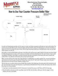 How to Use Your Counter Pressure Bottle Filler
