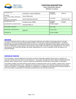 Liquor Distribution Branch