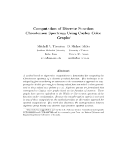 Computation of Discrete Function Chrestenson Spectrum Using