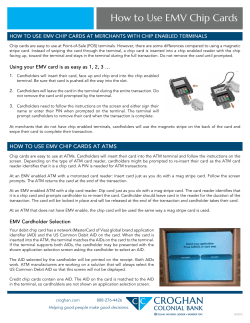 How to Use EMV Chip Cards