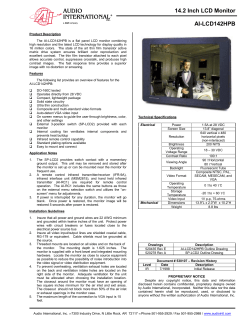 14.2 Inch LCD Monitor AI-LCD142HPB