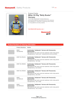 Miller Oil Rig "Belly Buster" Harness