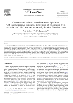 Generation of reflected second