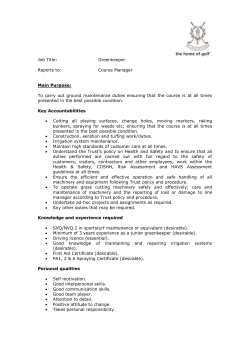 St Andrews Links Trust