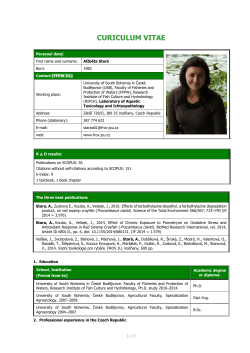 curriculum vitae EN