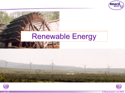 renewable energy