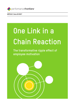 One Link in a Chain Reaction