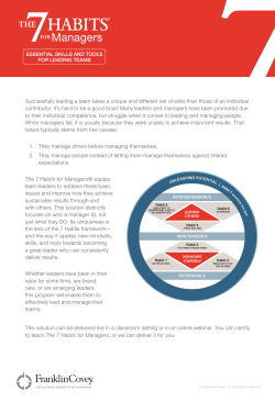 Successfully leading a team takes a unique and different set of skills