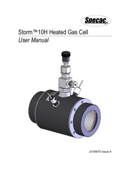 Storm&trade;10H Heated Gas Cell User Manual