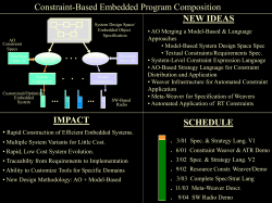 Bapty_T_7_31_2000_Initial_PI - Institute for Software Integrated