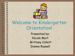 Welcome to First Grade Back-to-School Night!