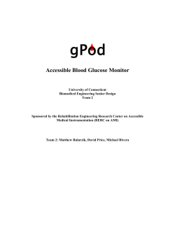 Accessible Blood Glucose Monitor