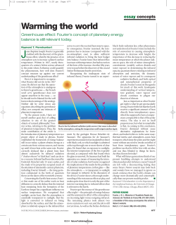 Joseph Fourier - Department of Geophysical Sciences