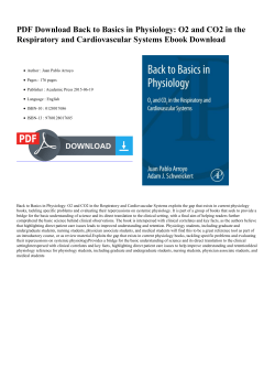PDF Back to Basics in Physiology: O2 and CO2 in the