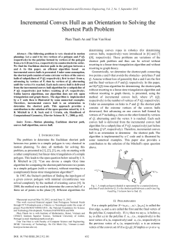 Incremental Convex Hull as an Orientation to Solving the