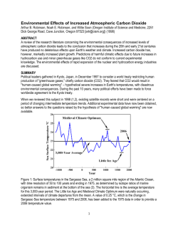 Environmental Effects of Increased l Effects of Increased