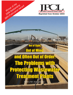 The Problems with Protecting Wastewater Treatment Plants The