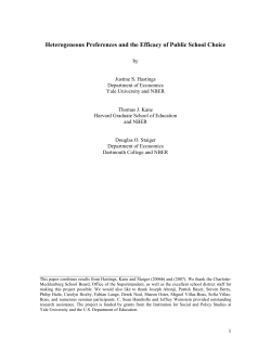 Heterogeneous Preferences and the Efficacy of Public