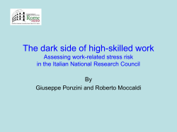 The dark side of high-skilled work Assessing work