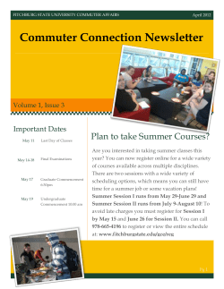 Josh Whipple, Commuter Affairs Lead, can be reached at: jwhippl1