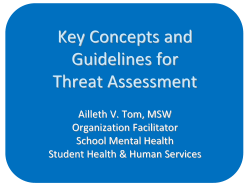 Threat Assessment
