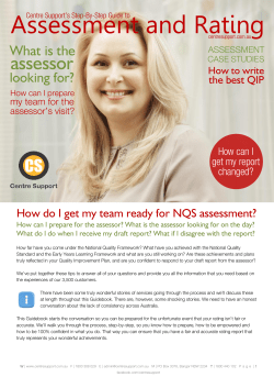 Assessment and Rating