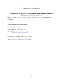 Supplementary Information for Physicochemical characterization