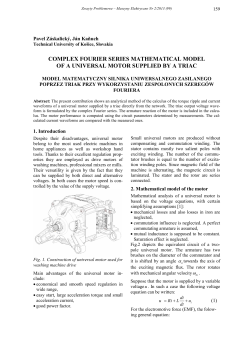 complex fourier series mathematical model of a universal