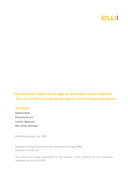 The economic value of storage in renewable power systems