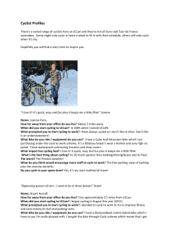 Cyclist Profiles