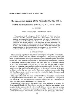 of the Molecules Hz, HD, and D2