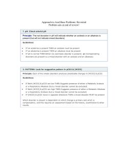 Approach to Acid Base Problems: Revisited