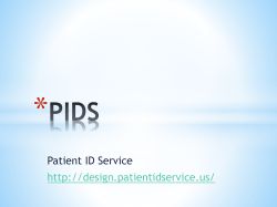 PIDS - Kantara Initiative