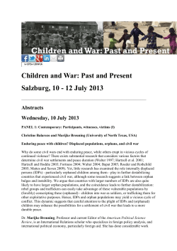 Children and War - University of Wolverhampton