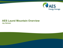 AES Laurel Mountain Overview