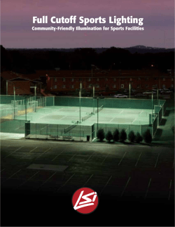 Full Cutoff Sports Lighting