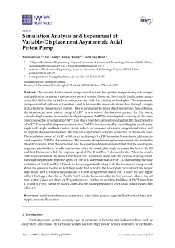 Simulation Analysis and Experiment of Variable
