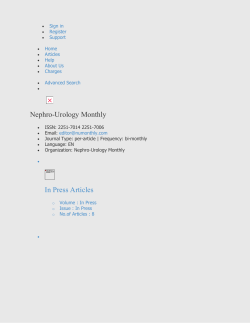 CURRICULUM VITAE (Updated: August 2014) Name: Behzad