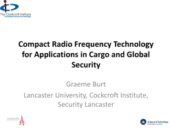 Compact Radio Frequency Technology for