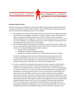 Disclaimer before purchase: While the templates were designed to