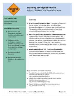 Connecting Peers Tool: Teacher Checklist