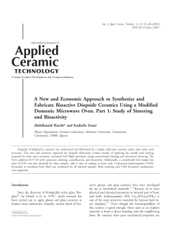A New and Economic Approach to Synthesize and Fabricate
