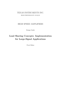 2 Load Sharing Amplifiers