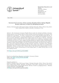 Systems-level overview of host protein phosphorylation during