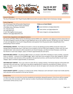 Aug 25-26, 2017 Cook Teams Info