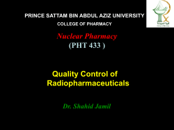 Radiochemical Purity
