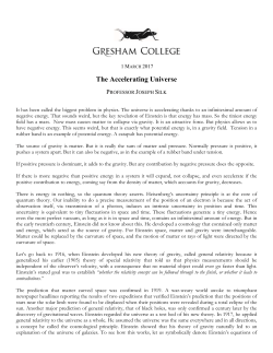 The Accelerating Universe